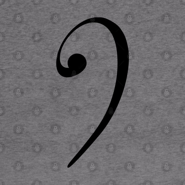 Bass Clef Symbol by THP Creative